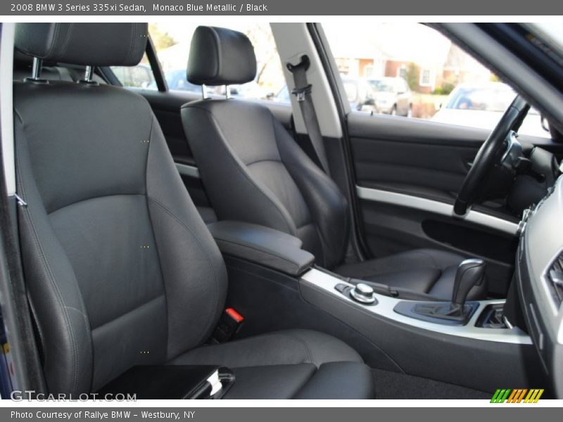 Monaco Blue Metallic / Black 2008 BMW 3 Series 335xi Sedan