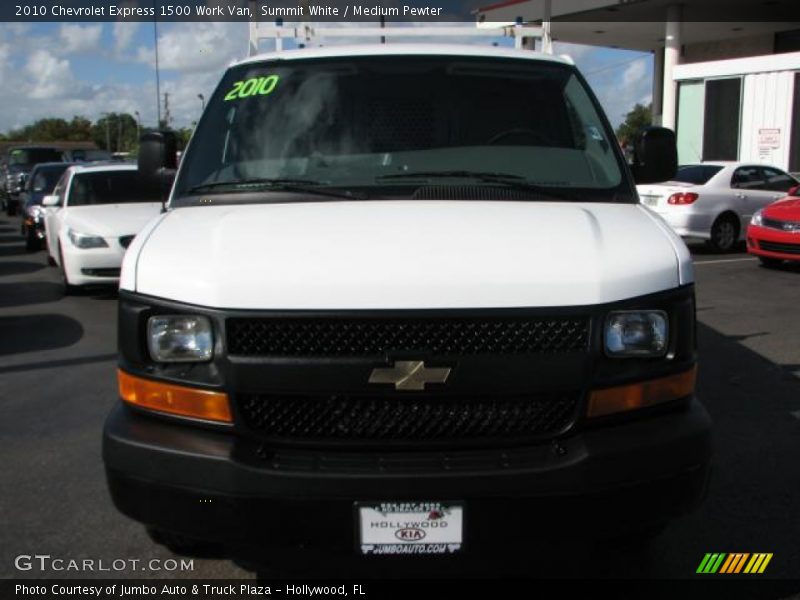 Summit White / Medium Pewter 2010 Chevrolet Express 1500 Work Van