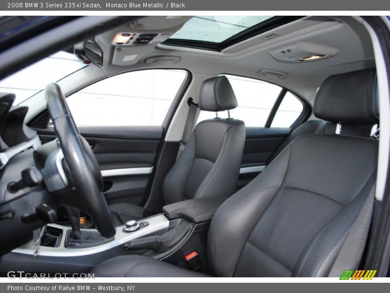 Monaco Blue Metallic / Black 2008 BMW 3 Series 335xi Sedan