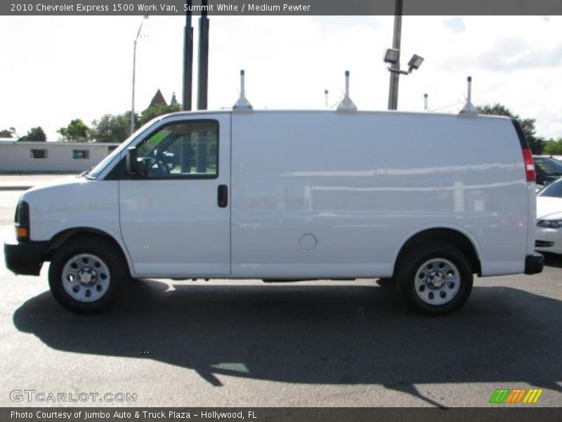 Summit White / Medium Pewter 2010 Chevrolet Express 1500 Work Van