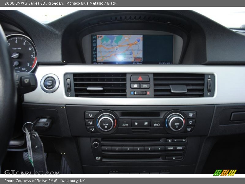 Monaco Blue Metallic / Black 2008 BMW 3 Series 335xi Sedan