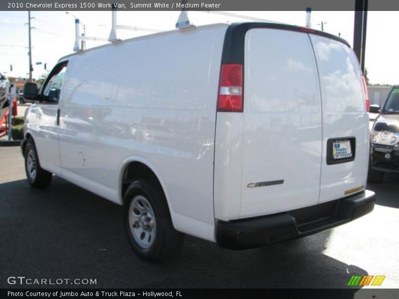 Summit White / Medium Pewter 2010 Chevrolet Express 1500 Work Van