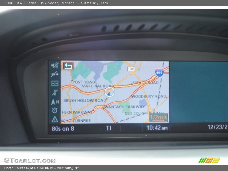 Monaco Blue Metallic / Black 2008 BMW 3 Series 335xi Sedan