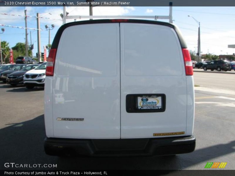 Summit White / Medium Pewter 2010 Chevrolet Express 1500 Work Van