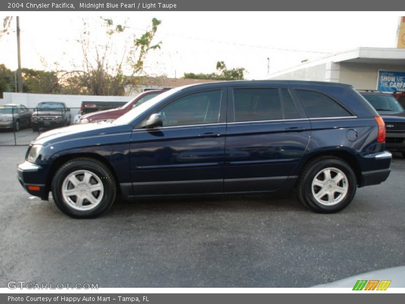 Midnight Blue Pearl / Light Taupe 2004 Chrysler Pacifica