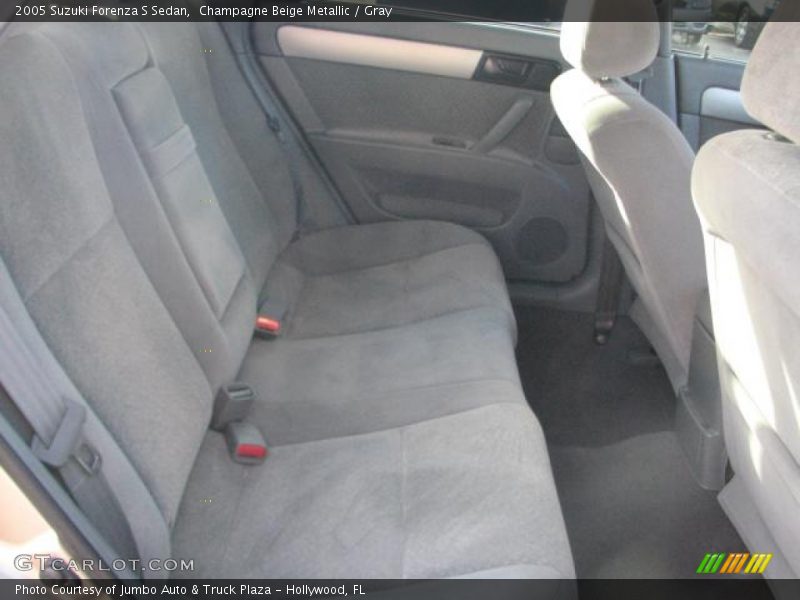Champagne Beige Metallic / Gray 2005 Suzuki Forenza S Sedan