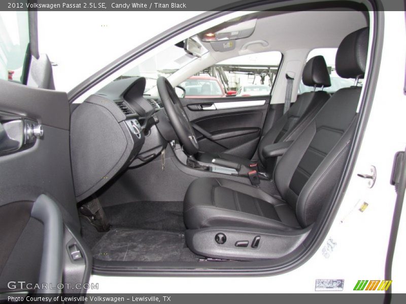  2012 Passat 2.5L SE Titan Black Interior