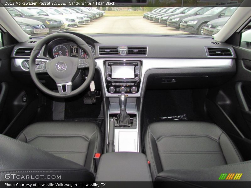 Dashboard of 2012 Passat 2.5L SE