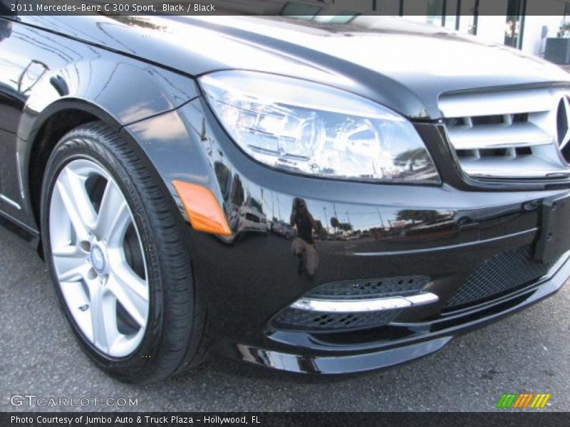 Black / Black 2011 Mercedes-Benz C 300 Sport