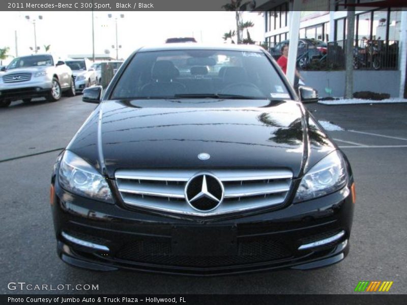 Black / Black 2011 Mercedes-Benz C 300 Sport