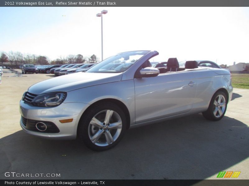 Reflex Silver Metallic / Titan Black 2012 Volkswagen Eos Lux