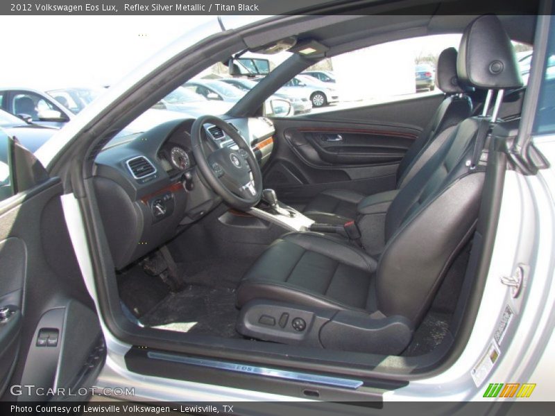Reflex Silver Metallic / Titan Black 2012 Volkswagen Eos Lux