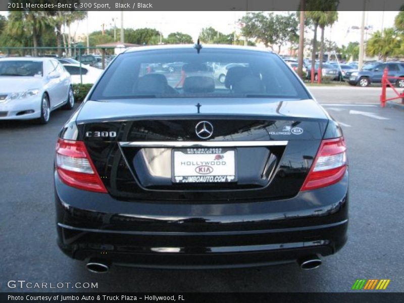 Black / Black 2011 Mercedes-Benz C 300 Sport