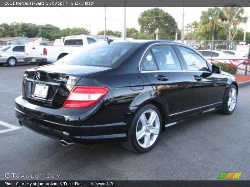 Black / Black 2011 Mercedes-Benz C 300 Sport