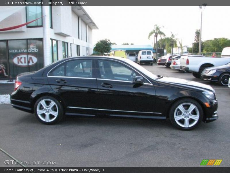 Black / Black 2011 Mercedes-Benz C 300 Sport