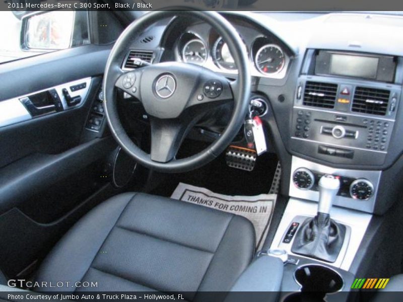 Black / Black 2011 Mercedes-Benz C 300 Sport