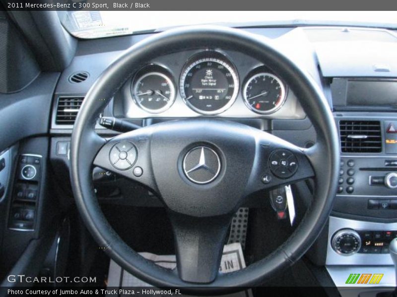 Black / Black 2011 Mercedes-Benz C 300 Sport