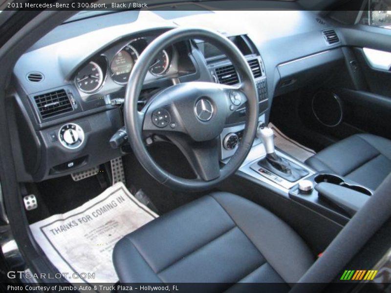 Black / Black 2011 Mercedes-Benz C 300 Sport