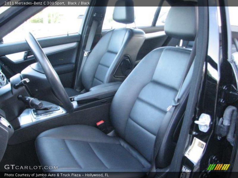 Black / Black 2011 Mercedes-Benz C 300 Sport