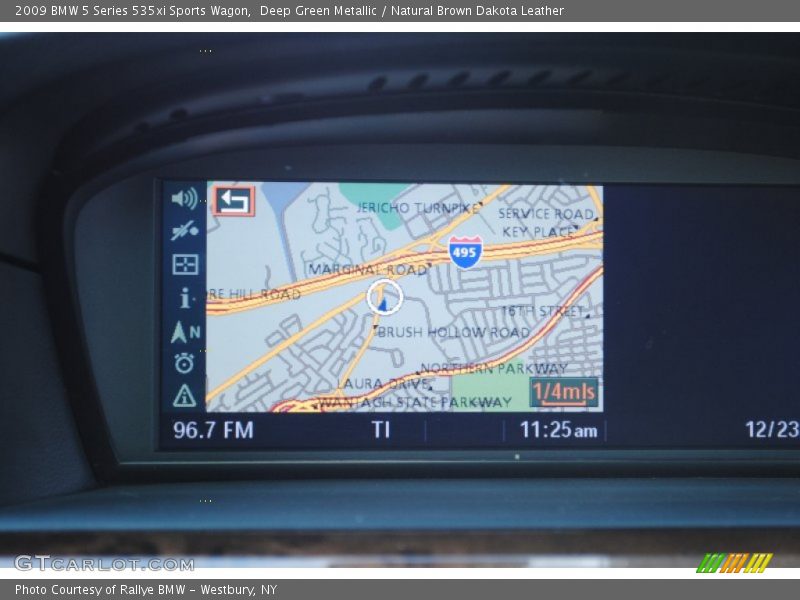 Deep Green Metallic / Natural Brown Dakota Leather 2009 BMW 5 Series 535xi Sports Wagon