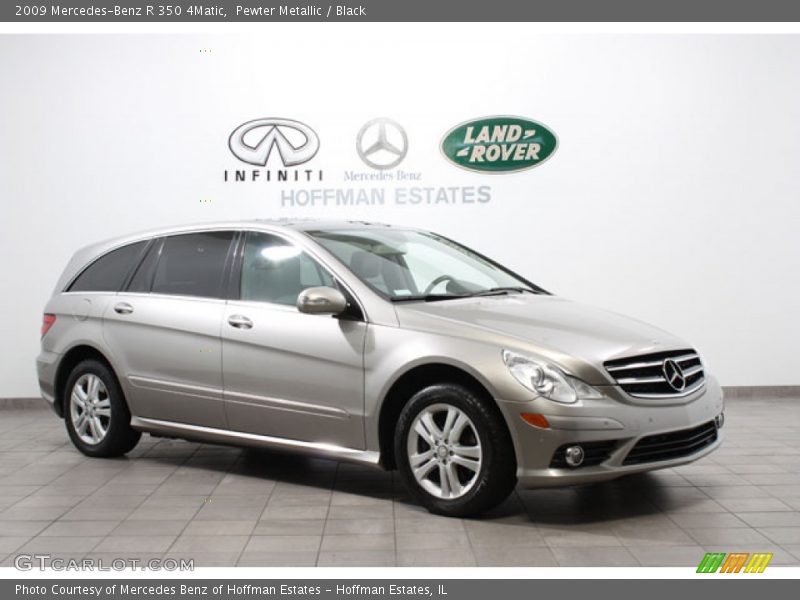 Pewter Metallic / Black 2009 Mercedes-Benz R 350 4Matic