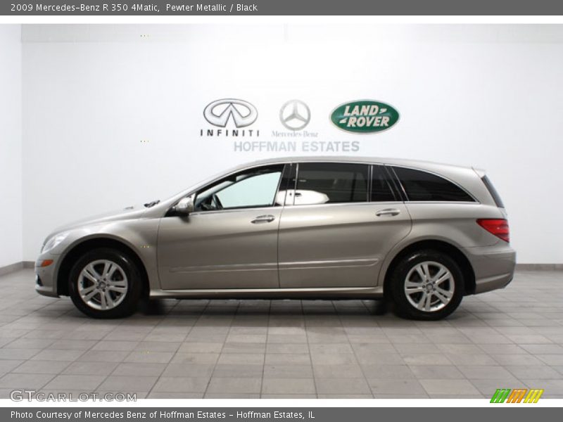 Pewter Metallic / Black 2009 Mercedes-Benz R 350 4Matic