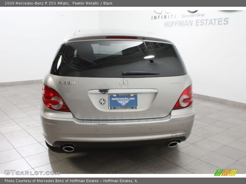 Pewter Metallic / Black 2009 Mercedes-Benz R 350 4Matic