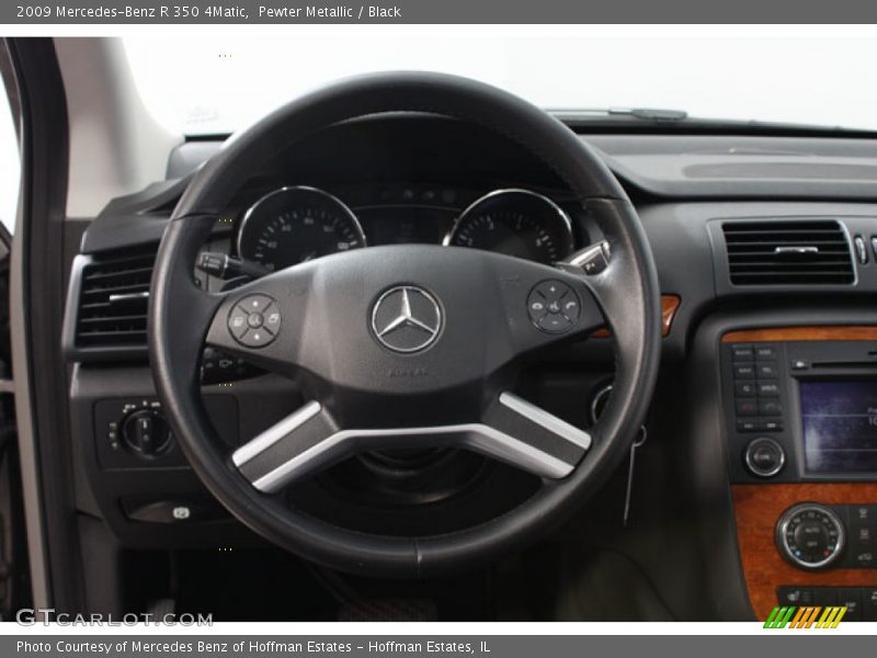 Pewter Metallic / Black 2009 Mercedes-Benz R 350 4Matic