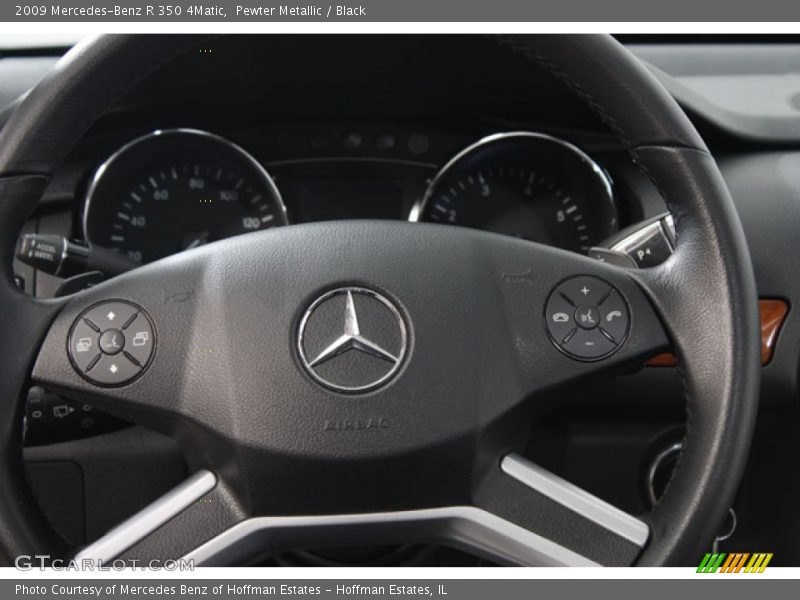 Pewter Metallic / Black 2009 Mercedes-Benz R 350 4Matic