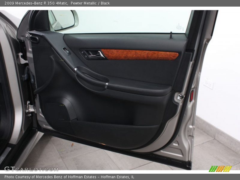 Pewter Metallic / Black 2009 Mercedes-Benz R 350 4Matic