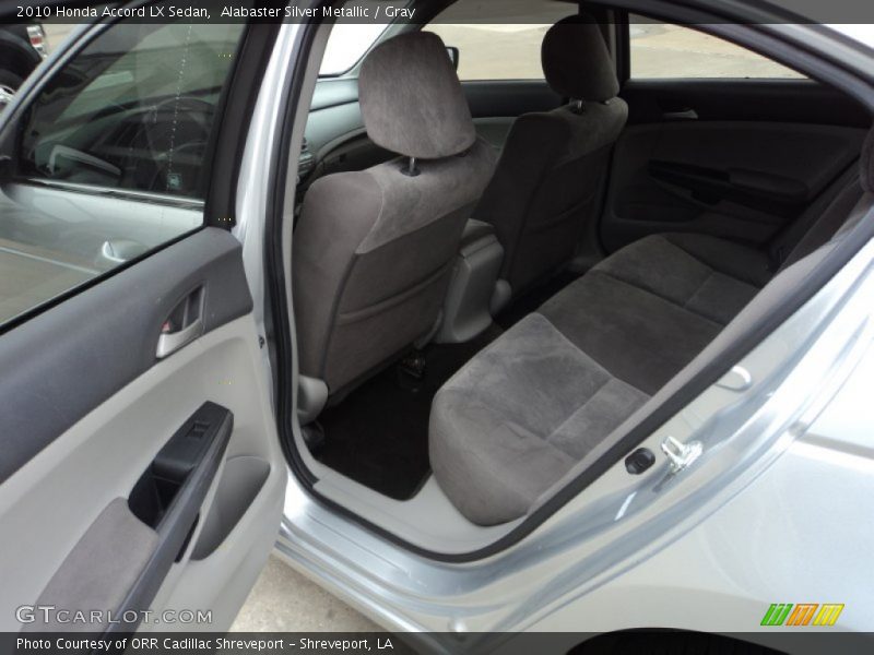 Alabaster Silver Metallic / Gray 2010 Honda Accord LX Sedan