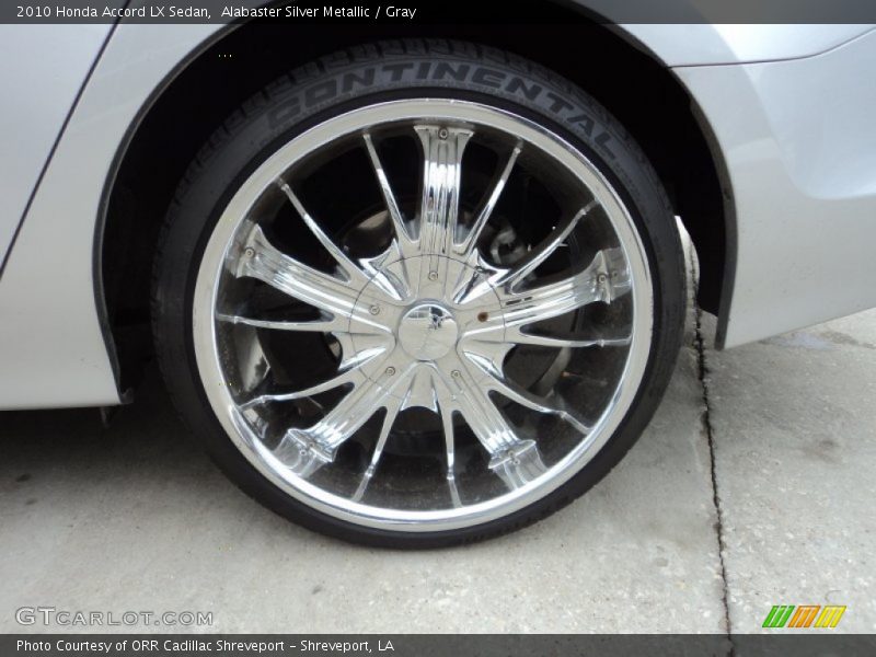 Alabaster Silver Metallic / Gray 2010 Honda Accord LX Sedan
