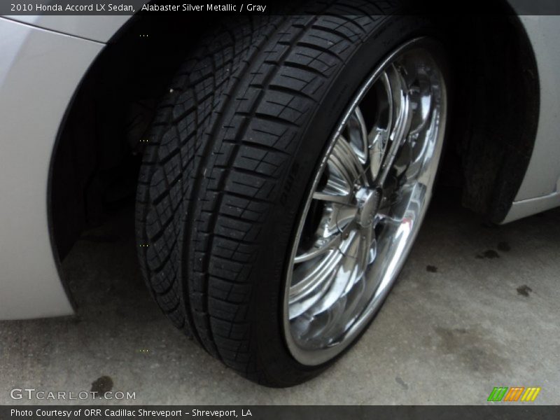 Alabaster Silver Metallic / Gray 2010 Honda Accord LX Sedan