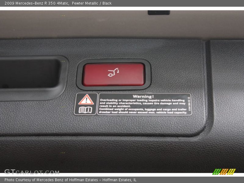 Pewter Metallic / Black 2009 Mercedes-Benz R 350 4Matic
