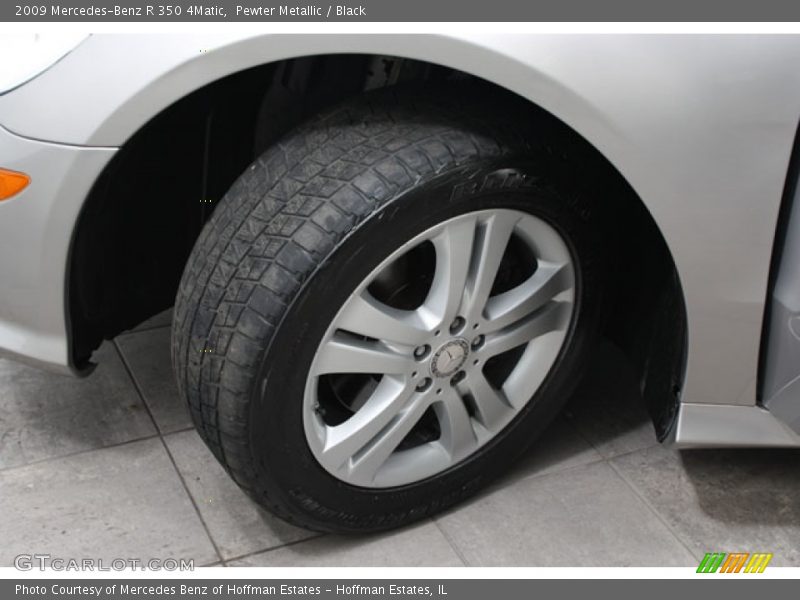 Pewter Metallic / Black 2009 Mercedes-Benz R 350 4Matic