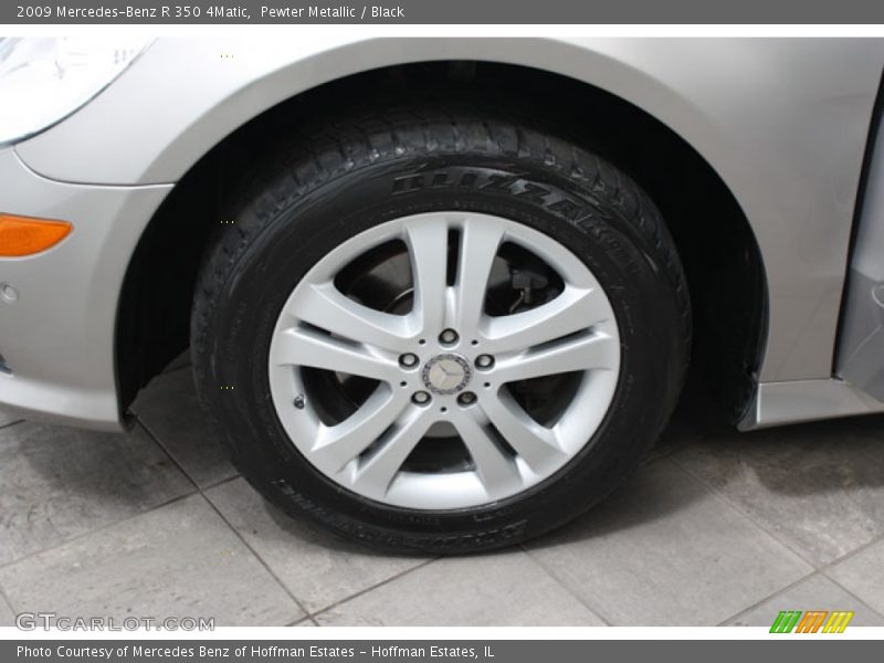 Pewter Metallic / Black 2009 Mercedes-Benz R 350 4Matic