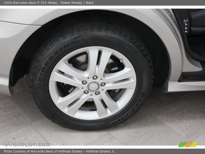 Pewter Metallic / Black 2009 Mercedes-Benz R 350 4Matic