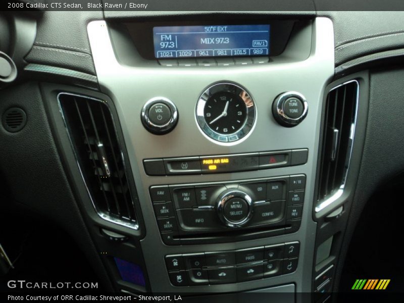 Black Raven / Ebony 2008 Cadillac CTS Sedan