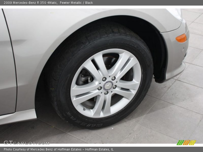 Pewter Metallic / Black 2009 Mercedes-Benz R 350 4Matic