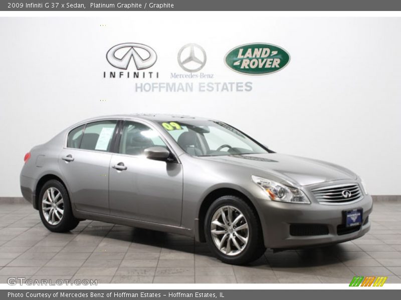 Platinum Graphite / Graphite 2009 Infiniti G 37 x Sedan