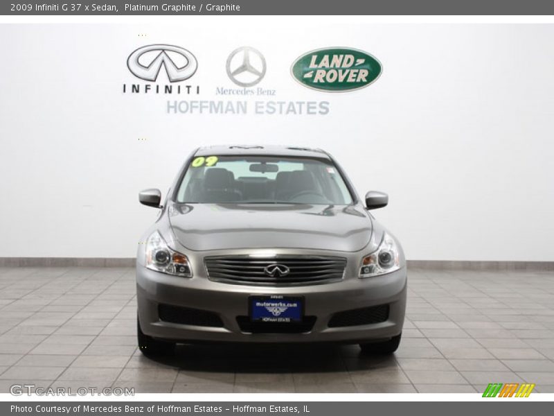 Platinum Graphite / Graphite 2009 Infiniti G 37 x Sedan
