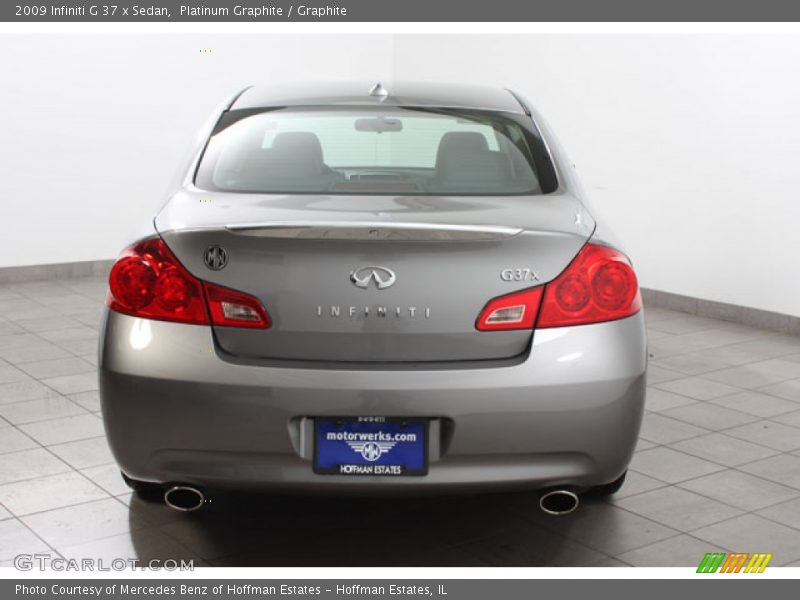 Platinum Graphite / Graphite 2009 Infiniti G 37 x Sedan
