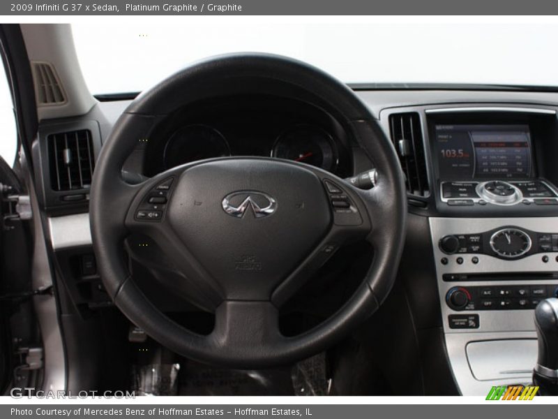 Platinum Graphite / Graphite 2009 Infiniti G 37 x Sedan