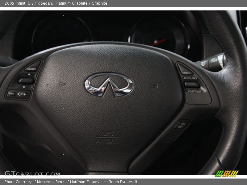 Platinum Graphite / Graphite 2009 Infiniti G 37 x Sedan