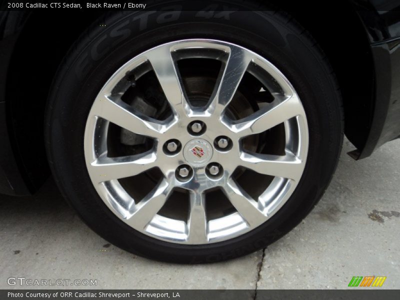 Black Raven / Ebony 2008 Cadillac CTS Sedan