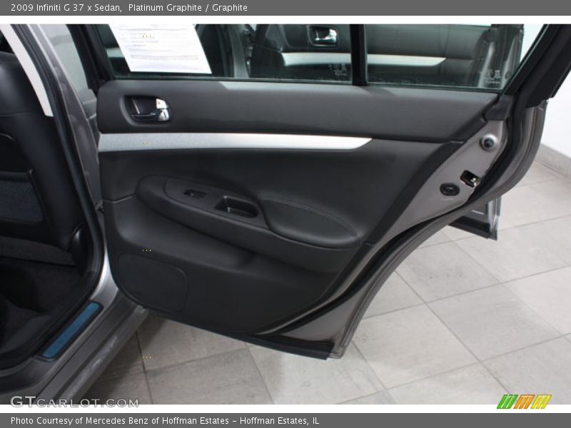 Platinum Graphite / Graphite 2009 Infiniti G 37 x Sedan