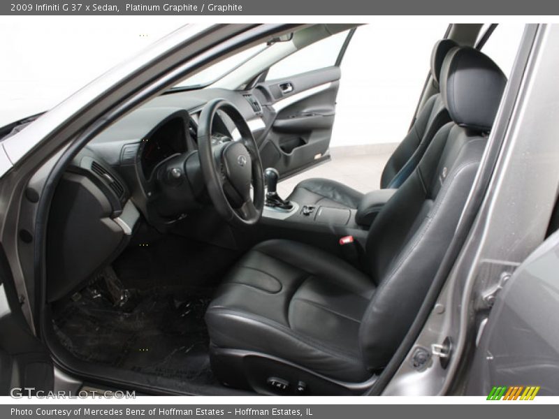 Platinum Graphite / Graphite 2009 Infiniti G 37 x Sedan