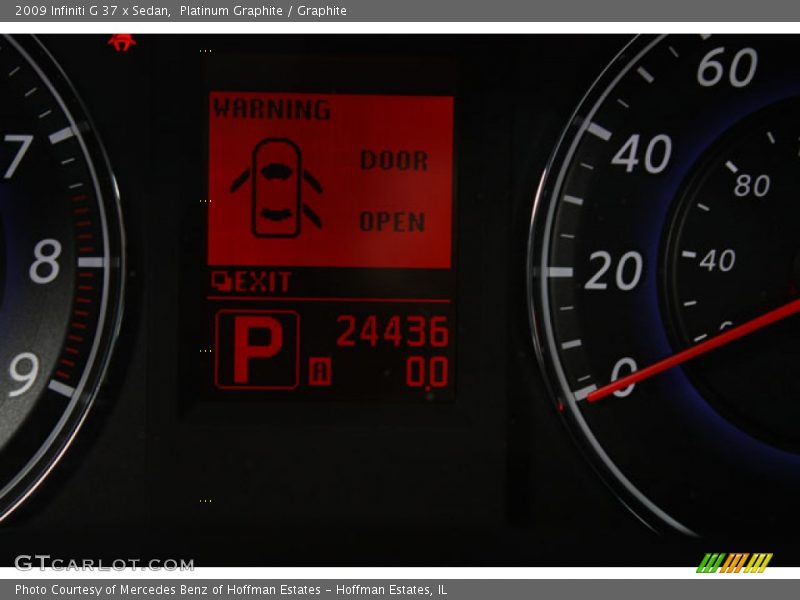 Platinum Graphite / Graphite 2009 Infiniti G 37 x Sedan