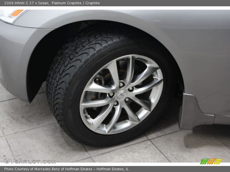Platinum Graphite / Graphite 2009 Infiniti G 37 x Sedan