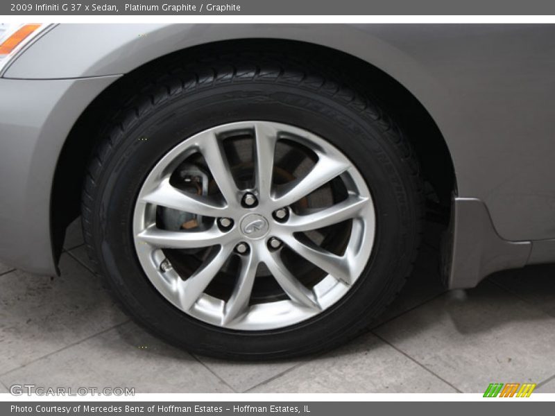 Platinum Graphite / Graphite 2009 Infiniti G 37 x Sedan
